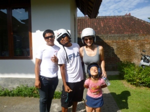 Ketut, Sudi, Nina, and Dewi 